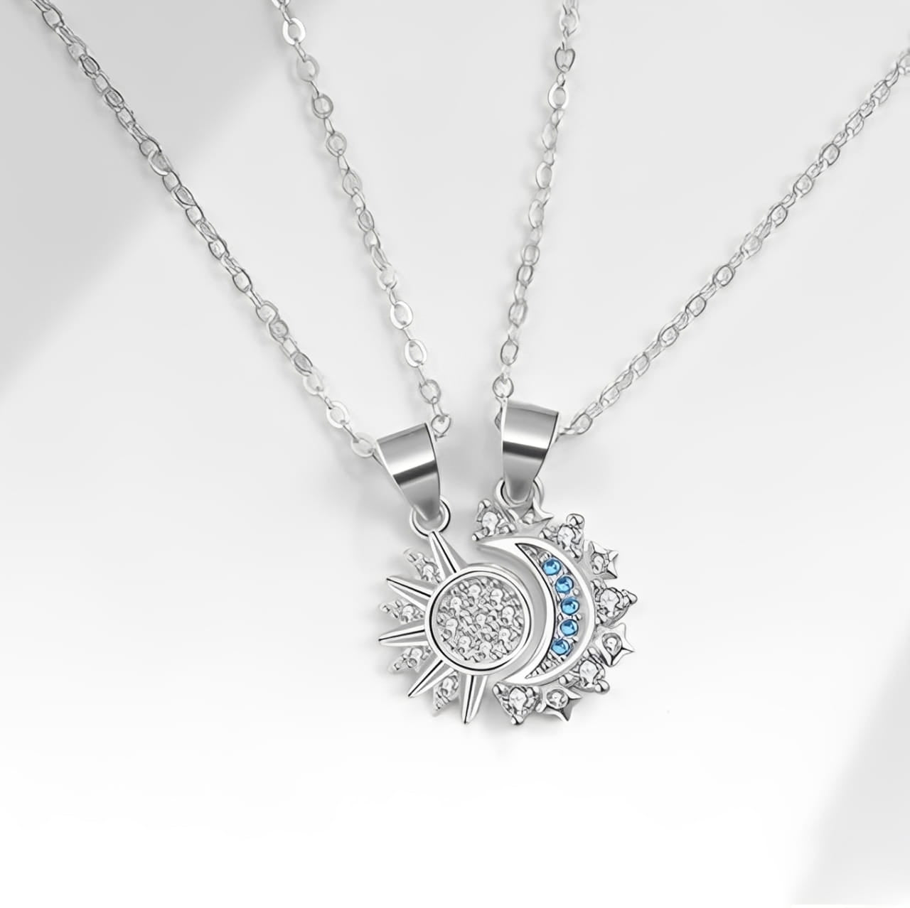 Collier Lune & Soleil — Duo